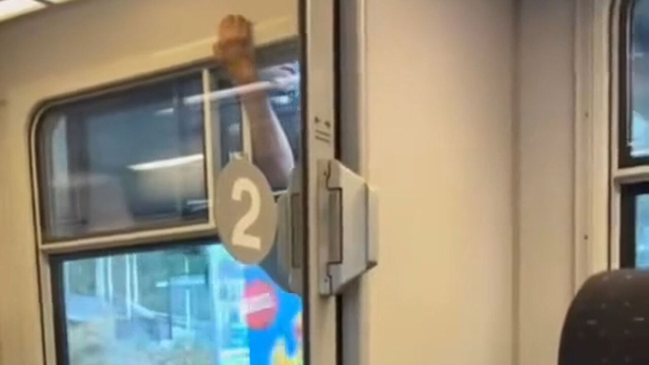 Pendelaar klimt via raampje uit rijdende trein in Diest, NMBS veroordeelt roekeloos gedrag