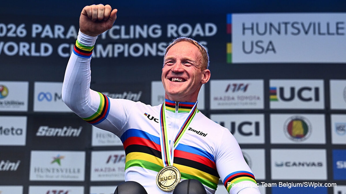Marvin Odent bezorgt België GOUD op WK G-wielrennen, titelverdediger Tim Celen strandt op amper 6 tienden van brons