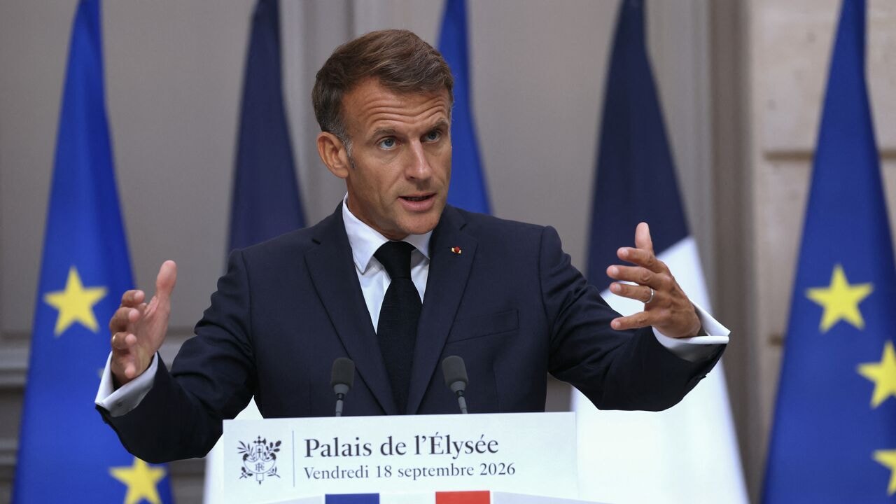 "Frankrijk was voorbije weken doelwit van Russische hybride aanvallen", zegt president Macron