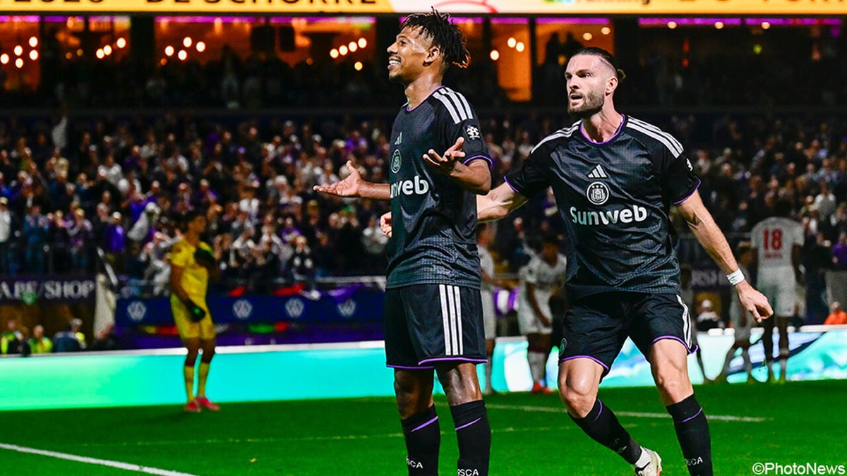 Anderlecht wast Zulte Waregem de oren, met een hoofdrol voor Bentayeb: 1 goal, 2 assists én een ferme botsing