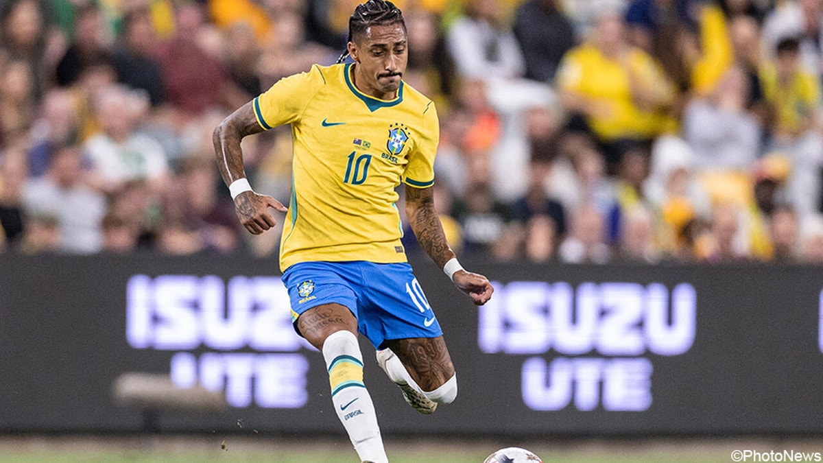 Aderlating voor Barcelona? Raphinha loopt een dijblessure op tijdens interlandperiode met Brazilië