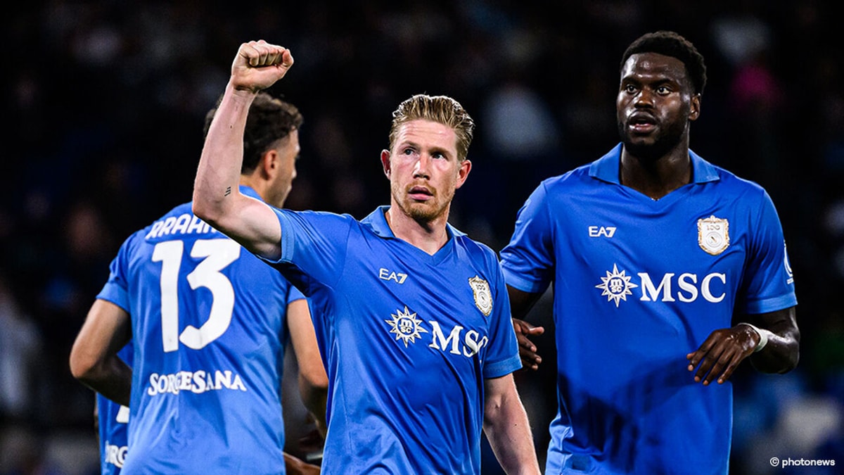 Kevin De Bruyne is op dreef: Rode Duivel scoort ook twee keer voor Napoli