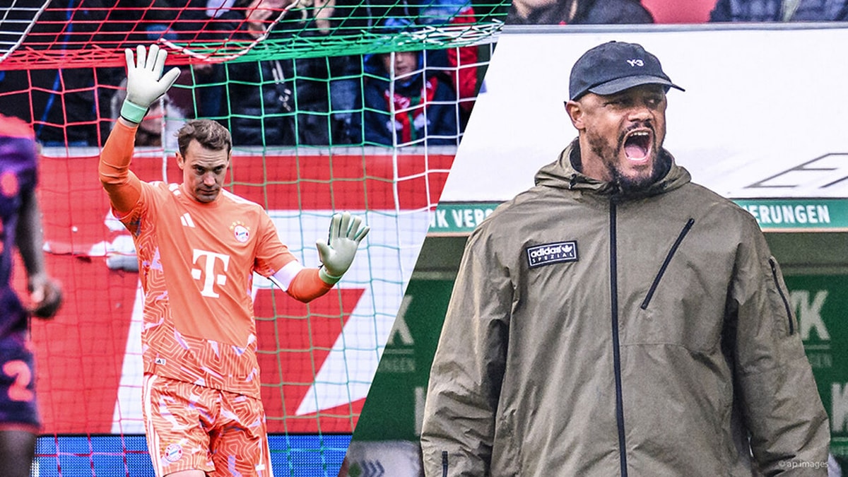 Complete baaldag afgewend: Bayern slikt recordgoal na flater van Neuer, maar sleept toch dol gelijkspel uit de brand