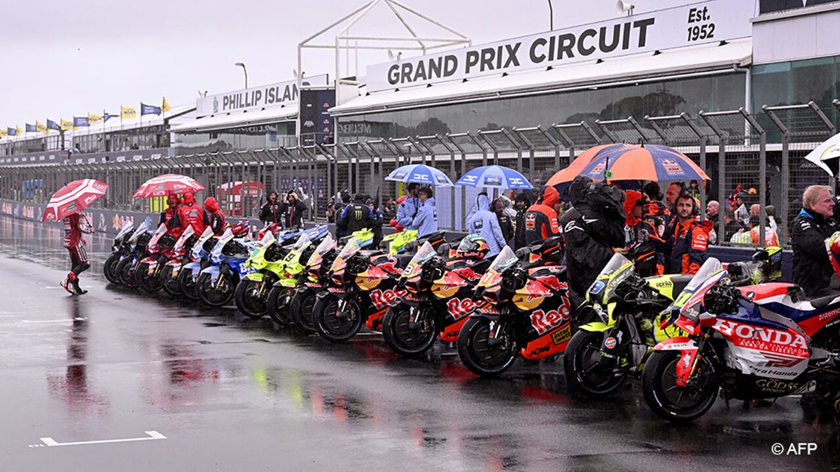 Te gevaarlijk om te racen: MotoGP schrapt Australische grand prix door stortregen