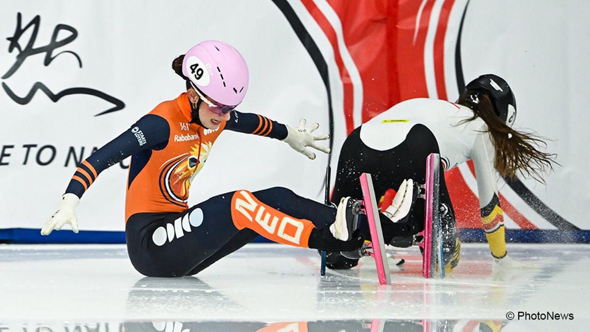 WorldTour shorttrack: duel der Lage Landen loopt slecht af voor Hanne Desmet