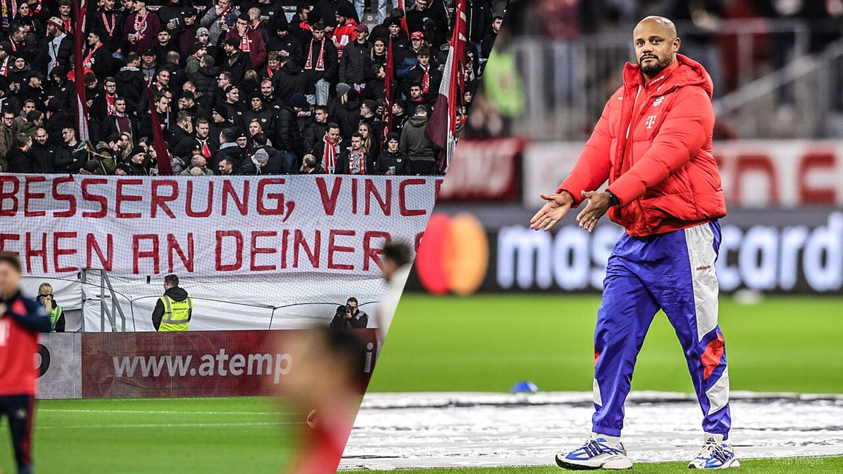 "Veel beterschap, Vincent": Bayern-fans steunen Kompany, die na zege meteen felicitaties stuurt