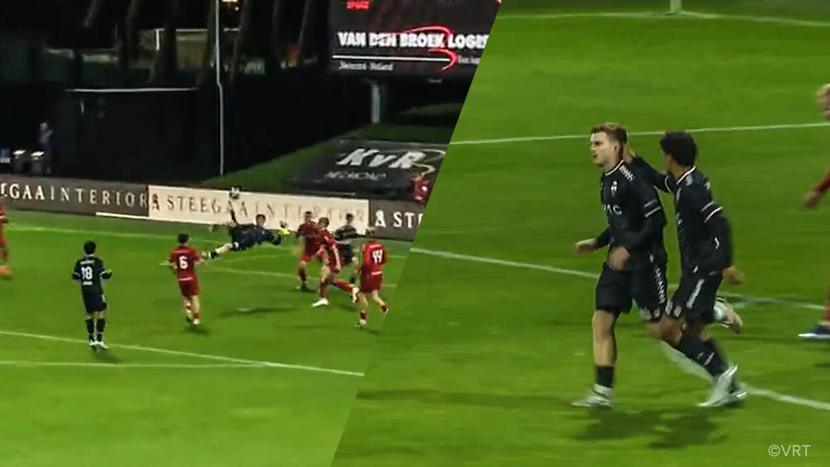 Dankzij een heerlijke omhaal: Willem II (met twee Belgen) overleeft spektakelduel in eerste ronde KNVB Beker