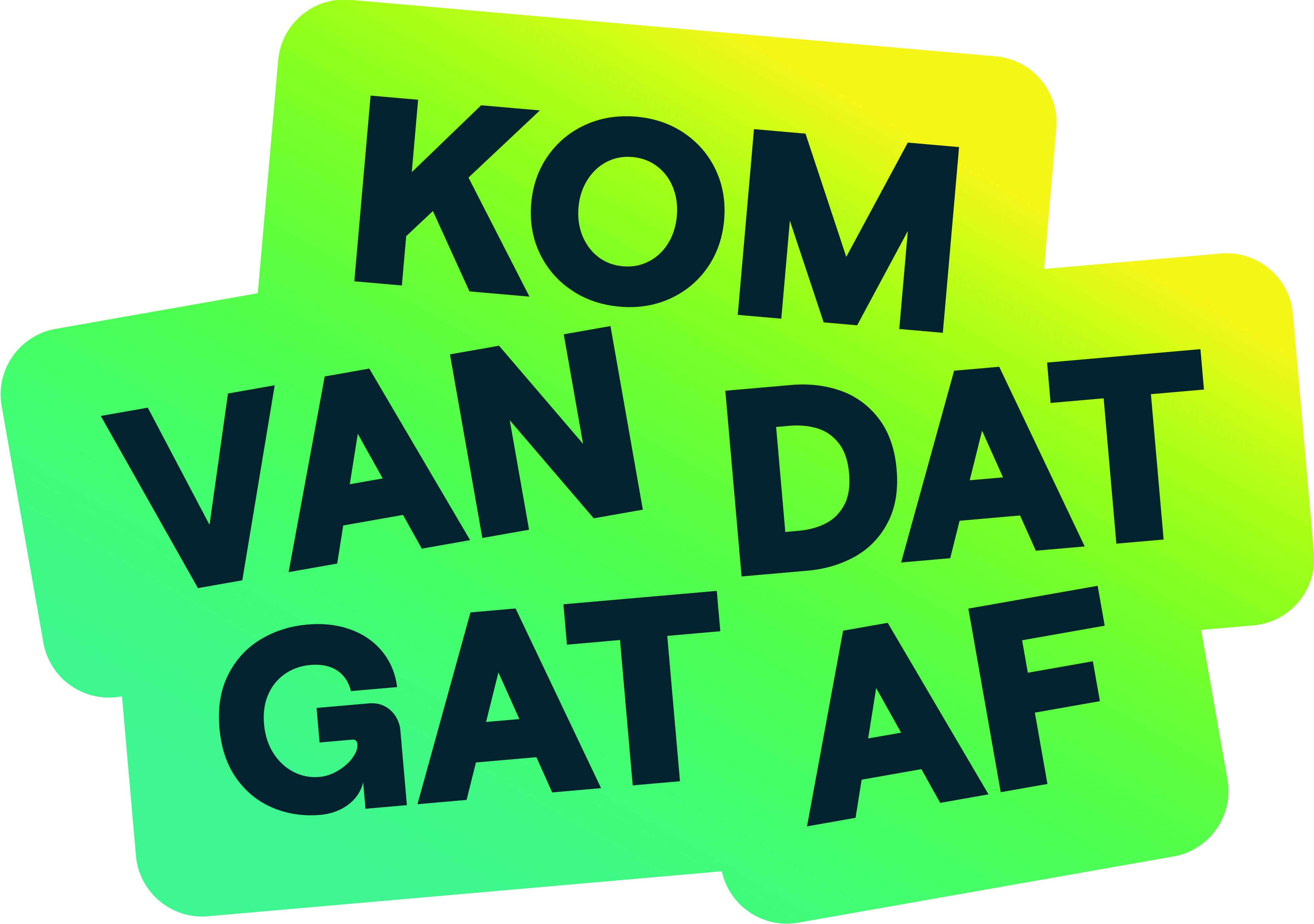 Kom van dat gat af logo